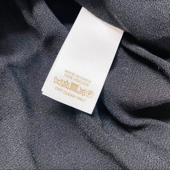 Kate Spade Flutter Sleeve Satin Crepe Blouse - Picture 8 of 11